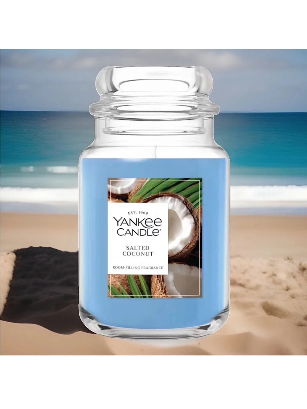 Yankee Candle Large Jar Candle- Salted Coconut (22 oz)